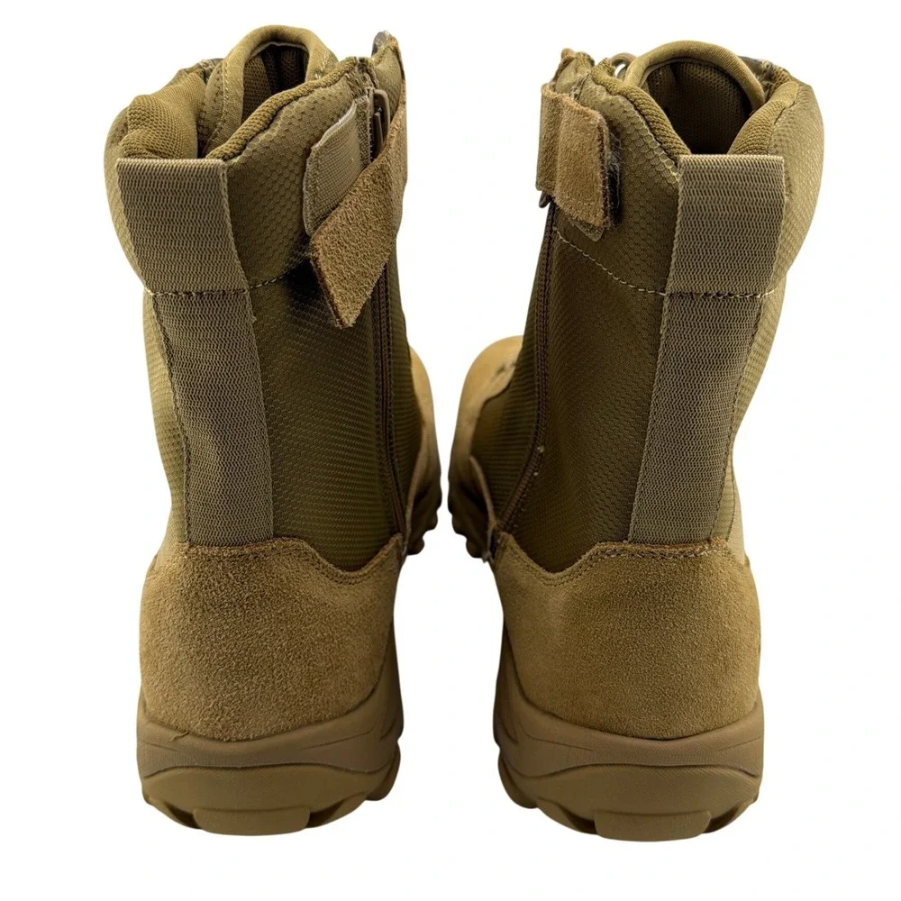 Bates‎ Tactical Boots Mens 14 Brown NIB Side Zip Suede E06511 Military Outdoor